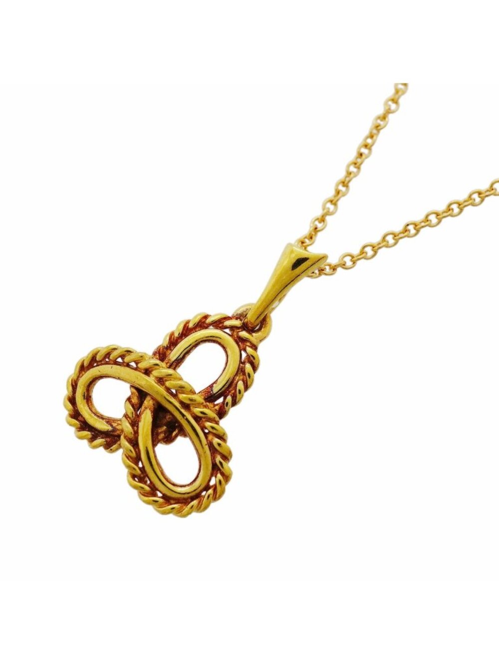 Tiffany & Co Necklace Trinity Knot 18k Yellow Gold